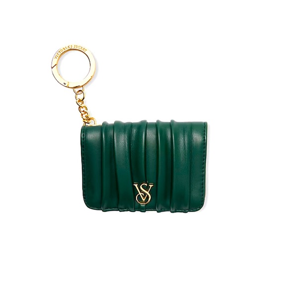 Victoria’s Secret Wallet Keyring quilted Card Case NWT NIP - Picture 2 of 5